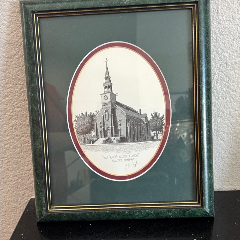 Framed St Francis Xavier Church